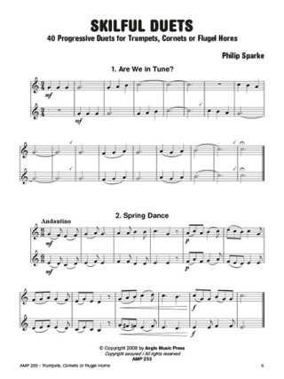 Skilful Duets - 40 Progressive Duets - Philip Sparke - Partition